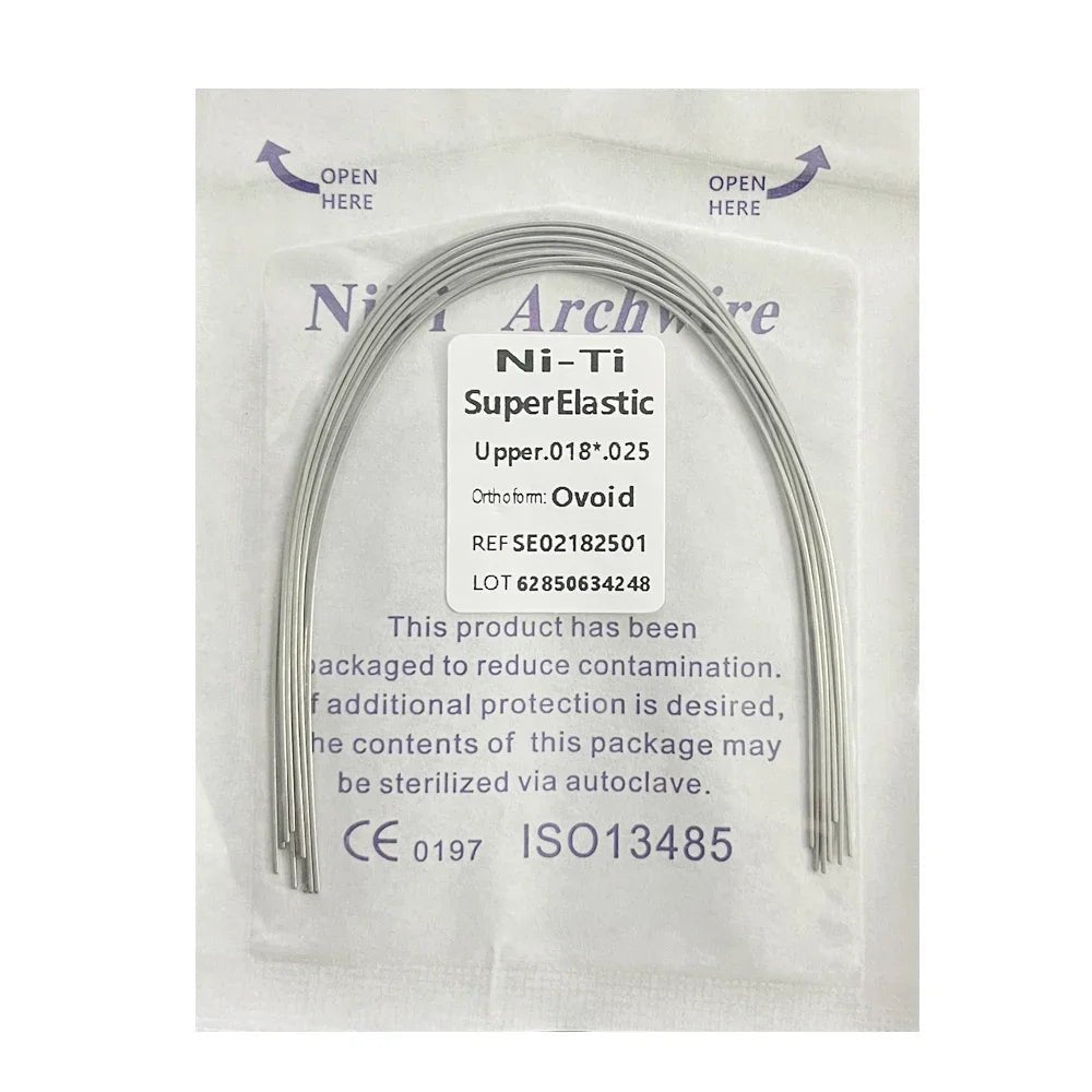 Arcs orthodontiques NiTi (10pcs) - Kyoukaï
