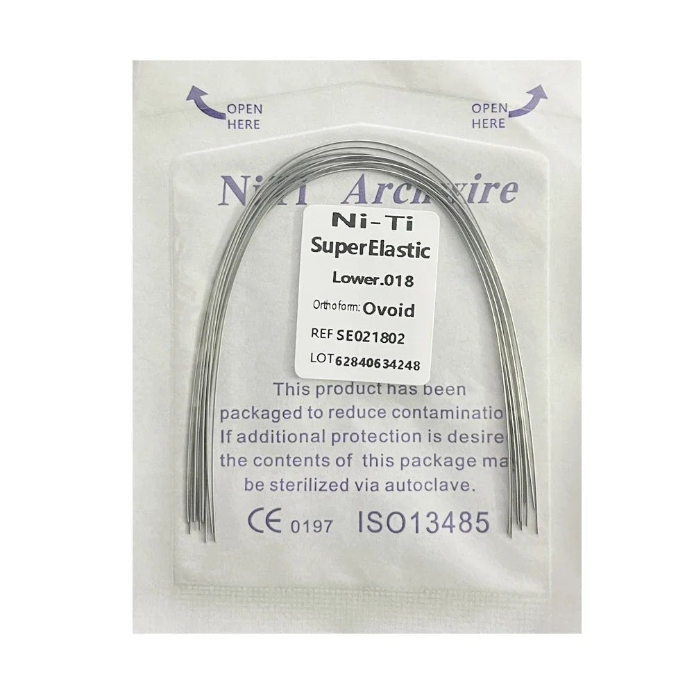 Arcs orthodontiques NiTi (10pcs) - Kyoukaï