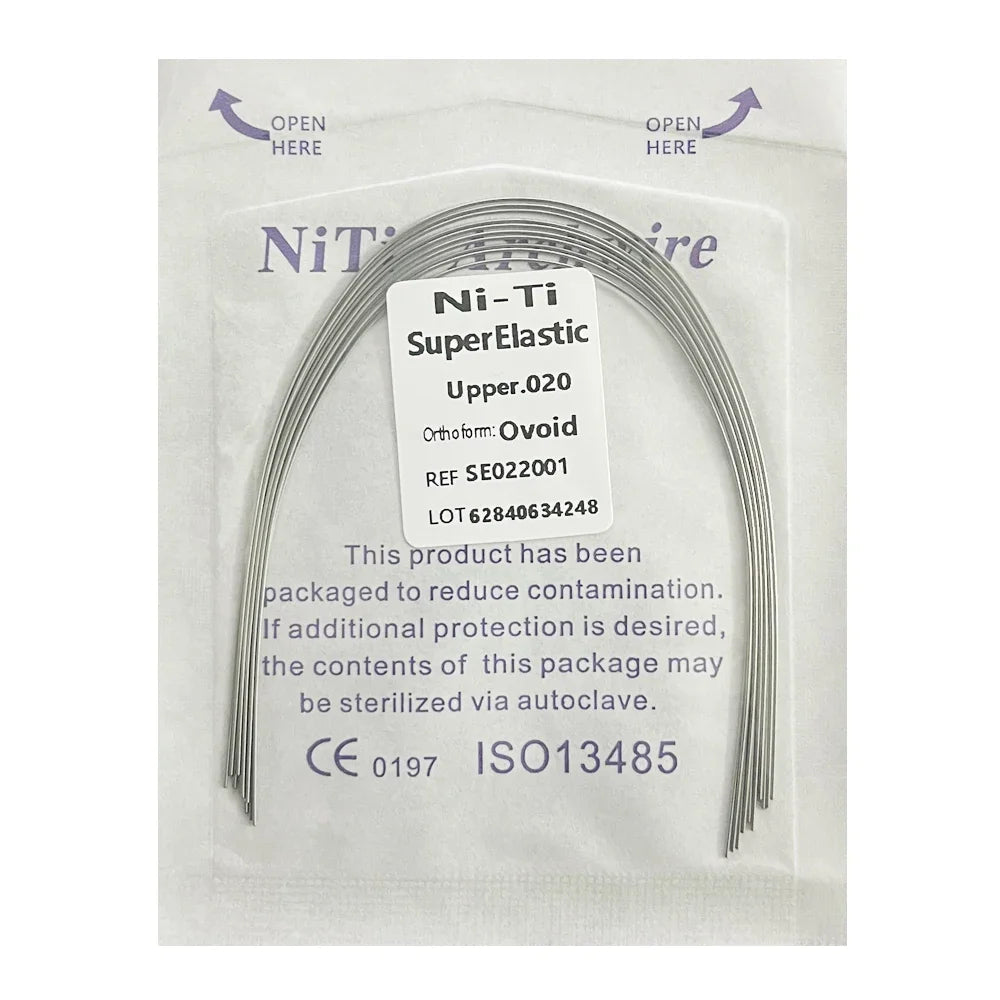 Arcs orthodontiques NiTi (10pcs) - Kyoukaï