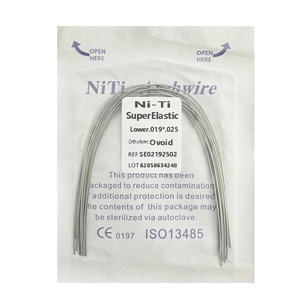 Arcs orthodontiques NiTi (10pcs) - Kyoukaï