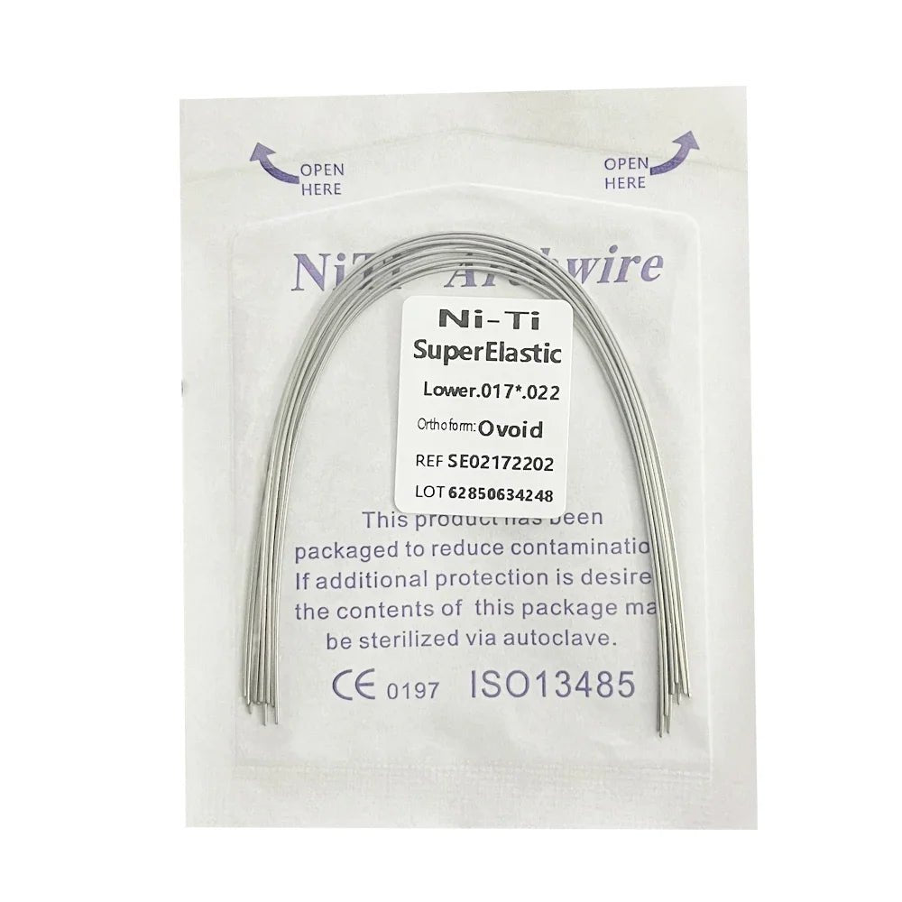 Arcs orthodontiques NiTi (10pcs) - Kyoukaï