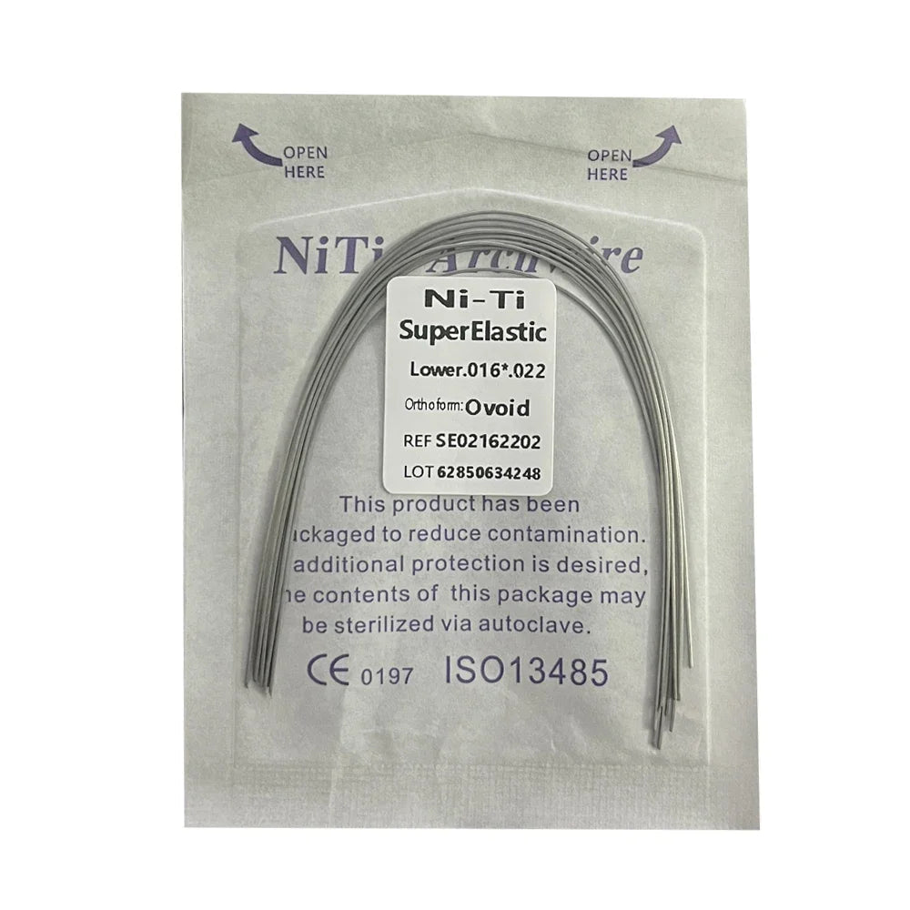 Arcs orthodontiques NiTi (10pcs) - Kyoukaï