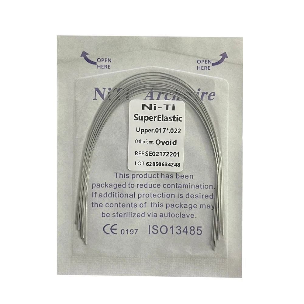 Arcs orthodontiques NiTi (10pcs) - Kyoukaï