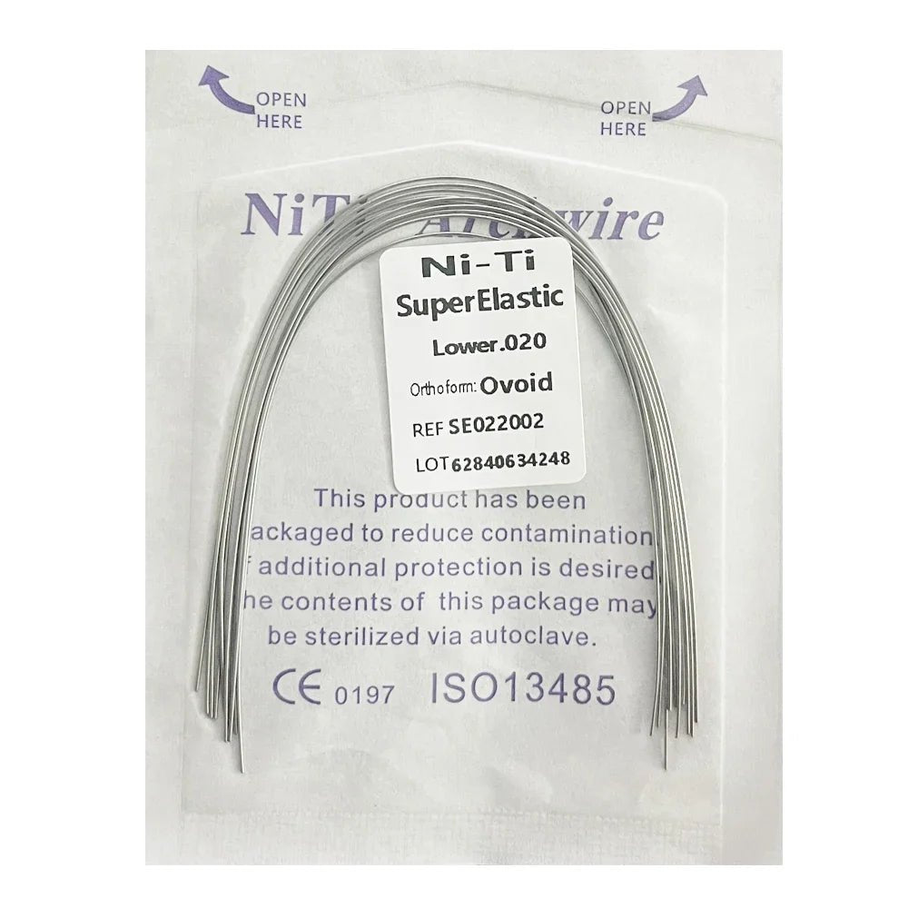 Arcs orthodontiques NiTi (10pcs) - Kyoukaï