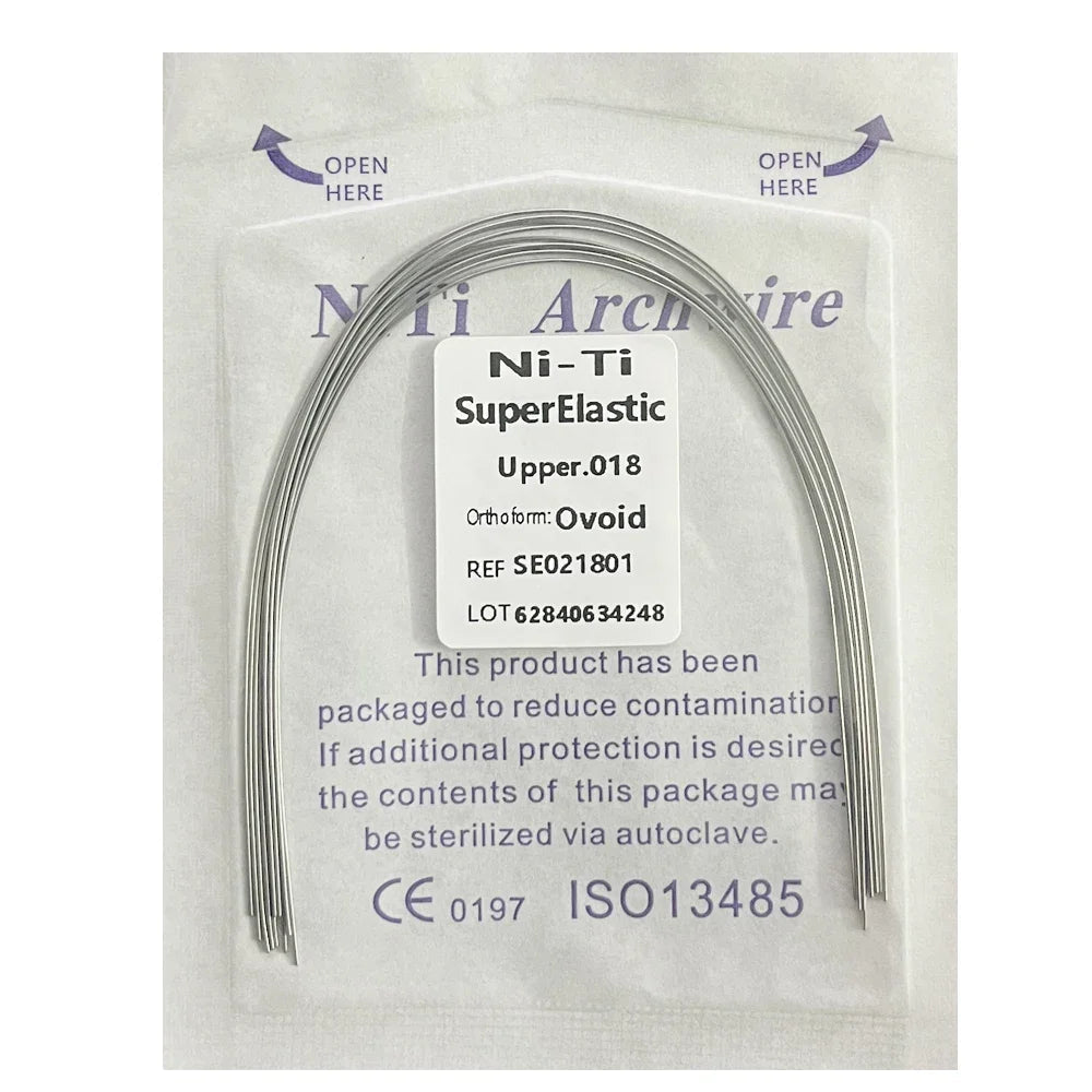 Arcs orthodontiques NiTi (10pcs) - Kyoukaï