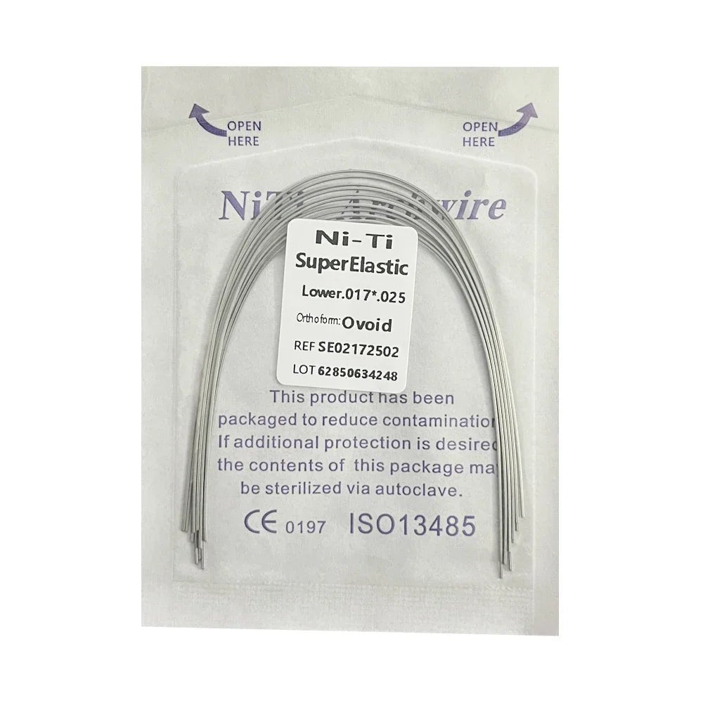 Arcs orthodontiques NiTi (10pcs) - Kyoukaï