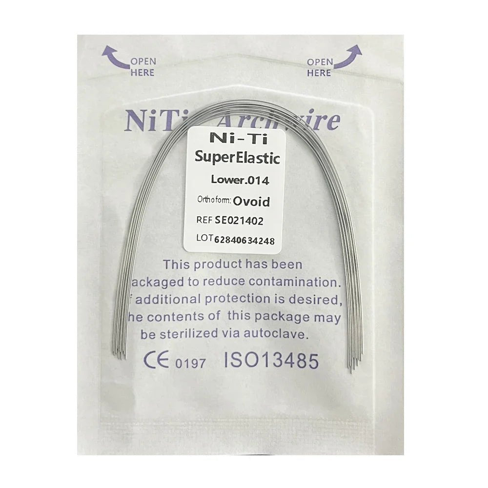 Arcs orthodontiques NiTi (10pcs) - Kyoukaï