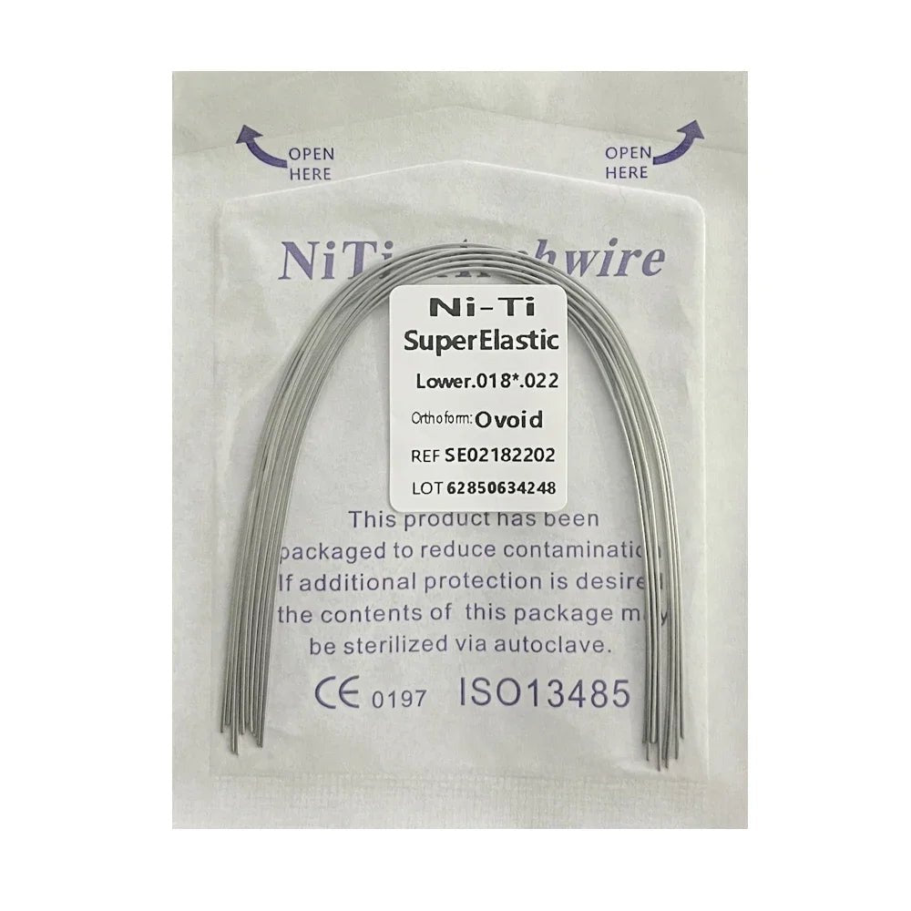 Arcs orthodontiques NiTi (10pcs) - Kyoukaï