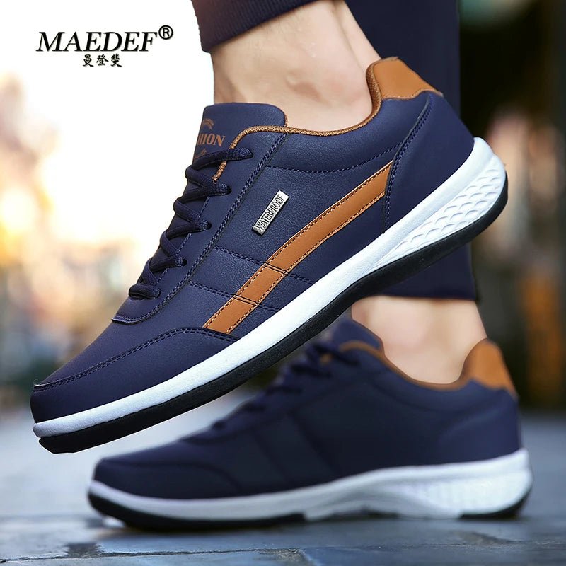 Baskets cuir vulcanisées Maedef homme - Kyoukaï