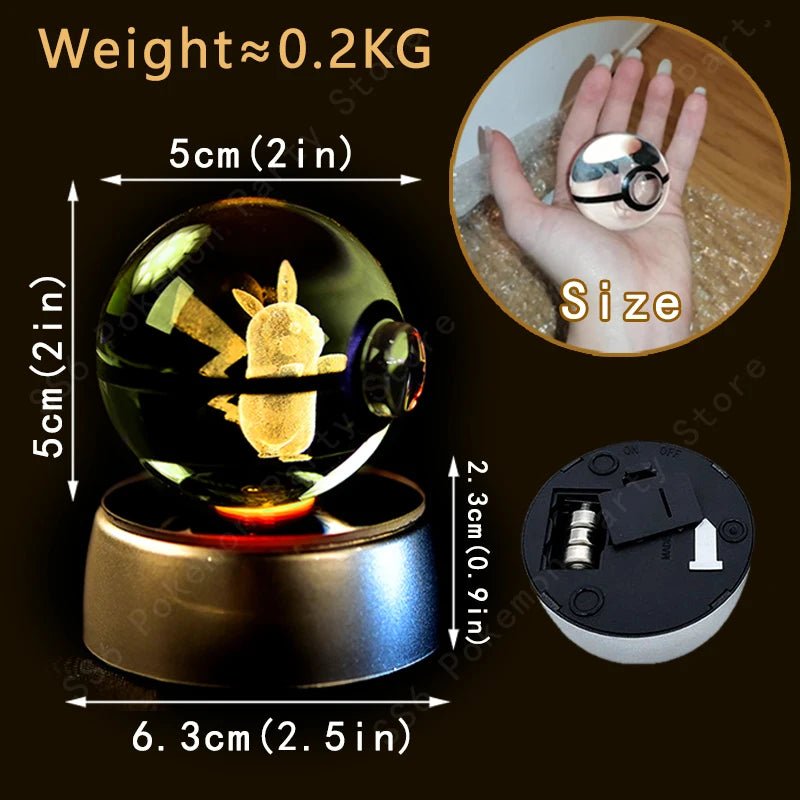 Boule cristal Pokémon 3D collector - Kyoukaï