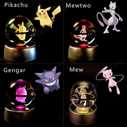 Boule cristal Pokémon 3D collector - Kyoukaï