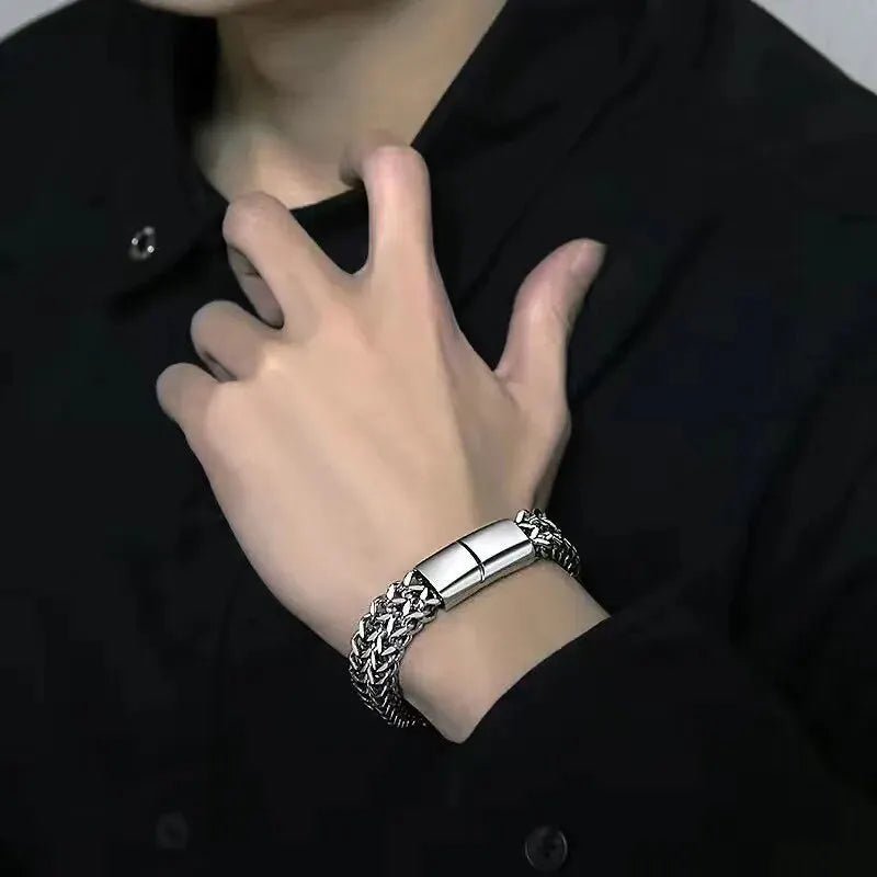 Bracelet acier magnétique élégant - Kyoukaï