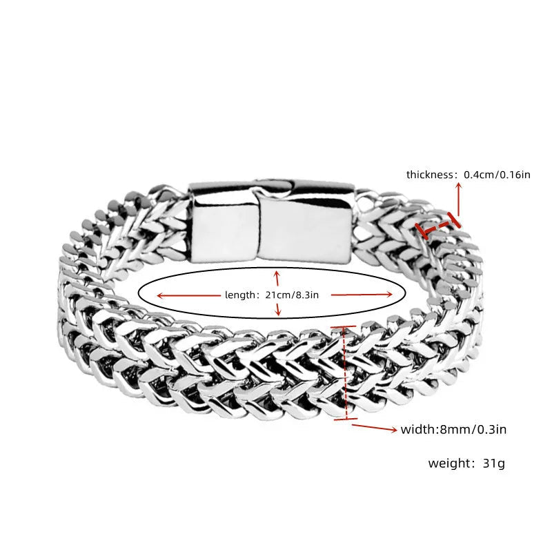Bracelet acier magnétique élégant - Kyoukaï