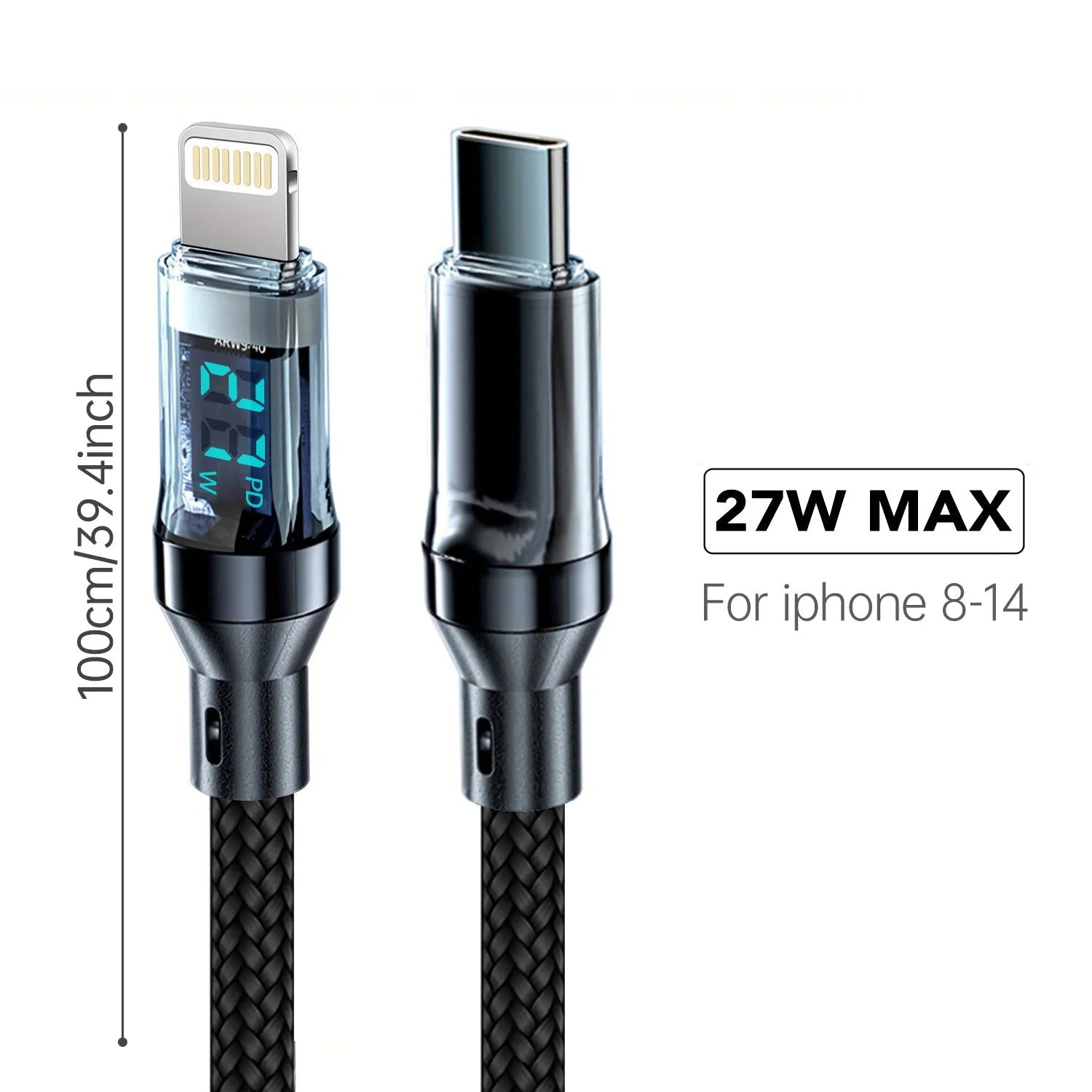 Câble USB-C 27W charge rapide - Kyoukaï