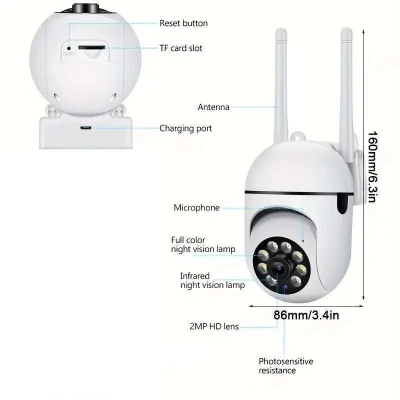 Caméra surveillance WiFi A7 - Kyoukaï