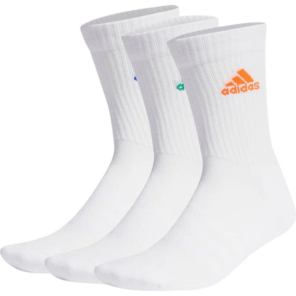 Chaussettes Adidas Trefoil blanches (3 paires) - Kyoukaï