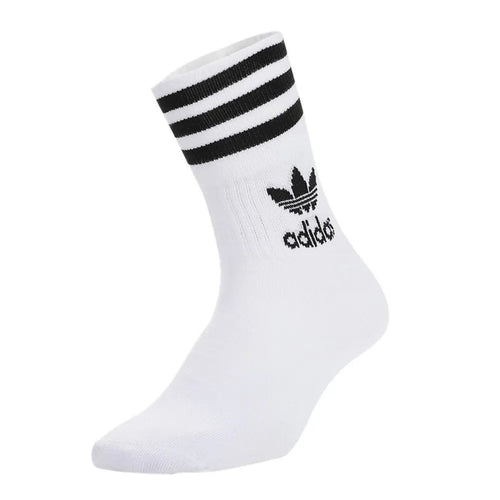 Chaussettes Adidas Trefoil blanches (3 paires) - Kyoukaï
