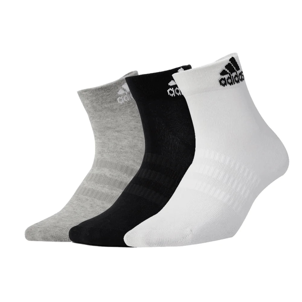 Chaussettes Adidas Trefoil blanches (3 paires) - Kyoukaï