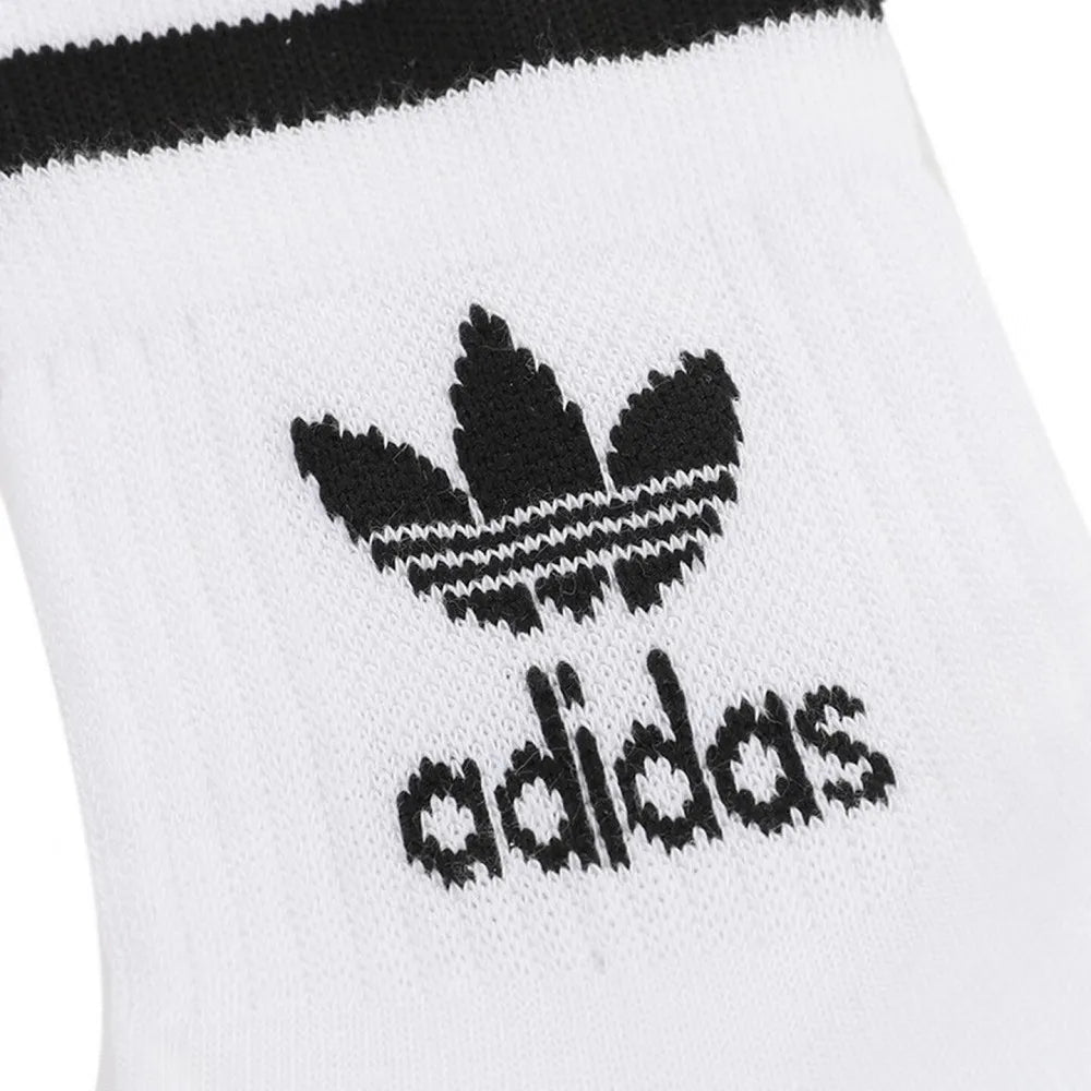 Chaussettes Adidas Trefoil blanches (3 paires) - Kyoukaï