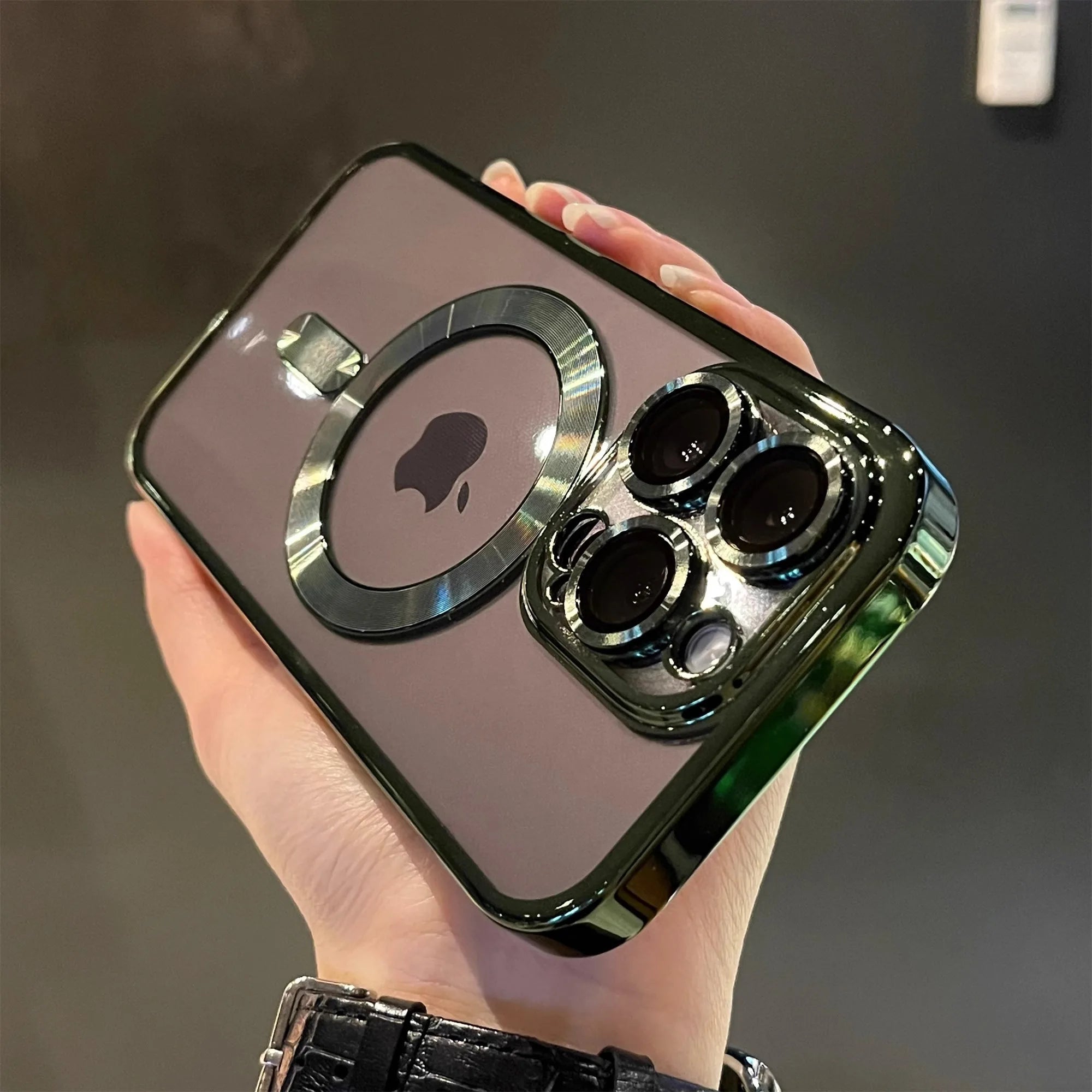 Coque iPhone MagSafe transparente - Kyoukaï