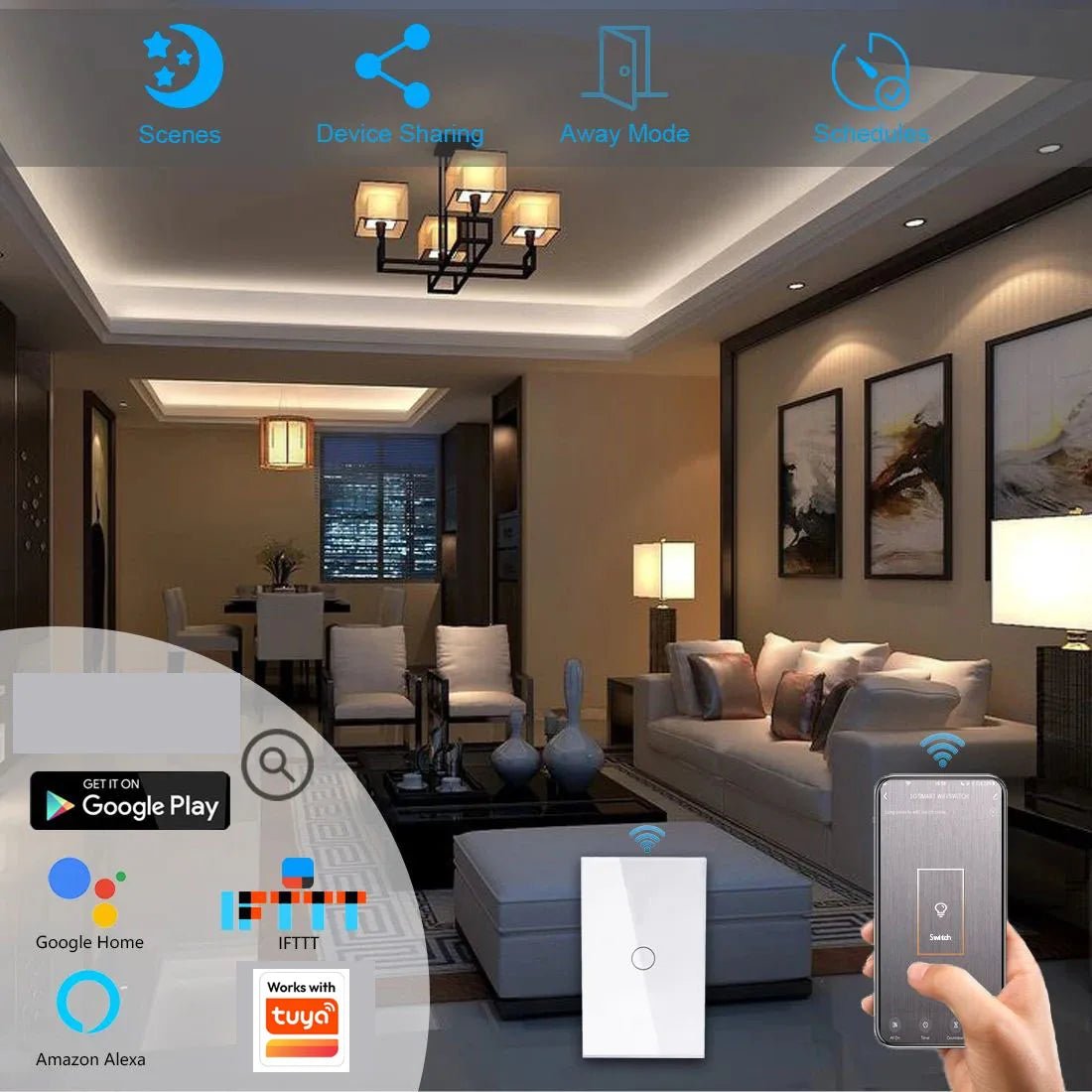 Interrupteur WiFi connecté - Kyoukaï