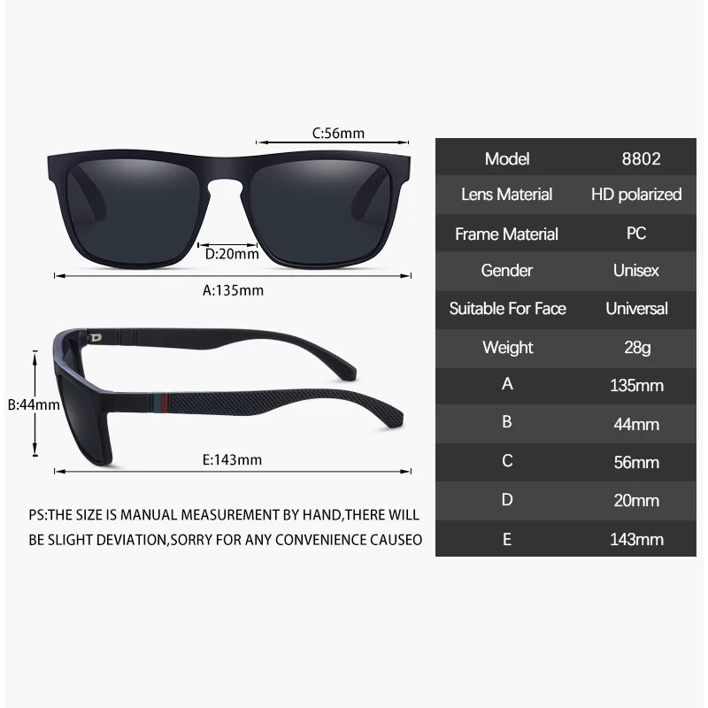 Lunettes soleil polarisées carrées - Kyoukaï