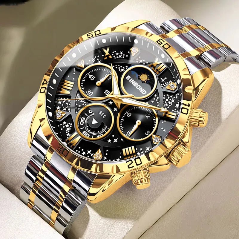 Montre luxe BINBOND phase lune - Kyoukaï