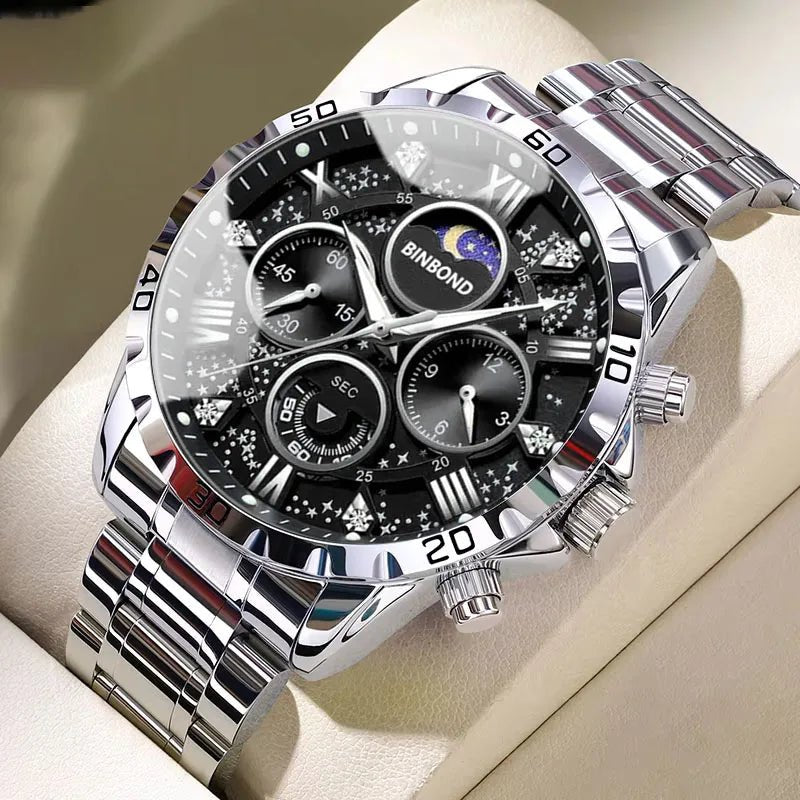 Montre luxe BINBOND phase lune - Kyoukaï