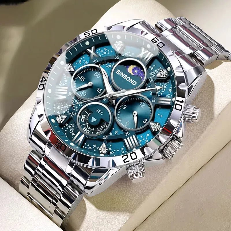 Montre luxe BINBOND phase lune - Kyoukaï