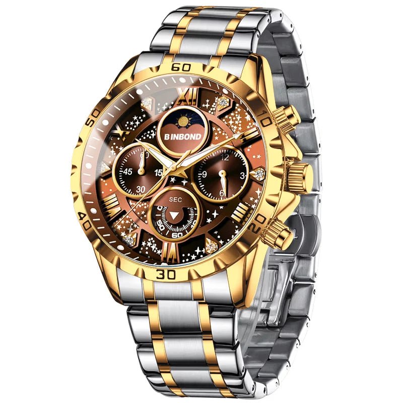 Montre luxe BINBOND phase lune - Kyoukaï