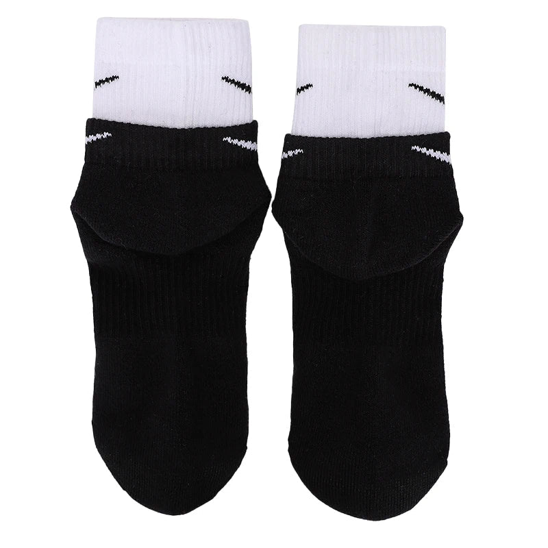 Nike Men's and Women's Socks for Fitness Training, Running, Exercise, Soft, Comfortable, Breathable Casual Socks, Mid-Calf Socks - Kyoukaï