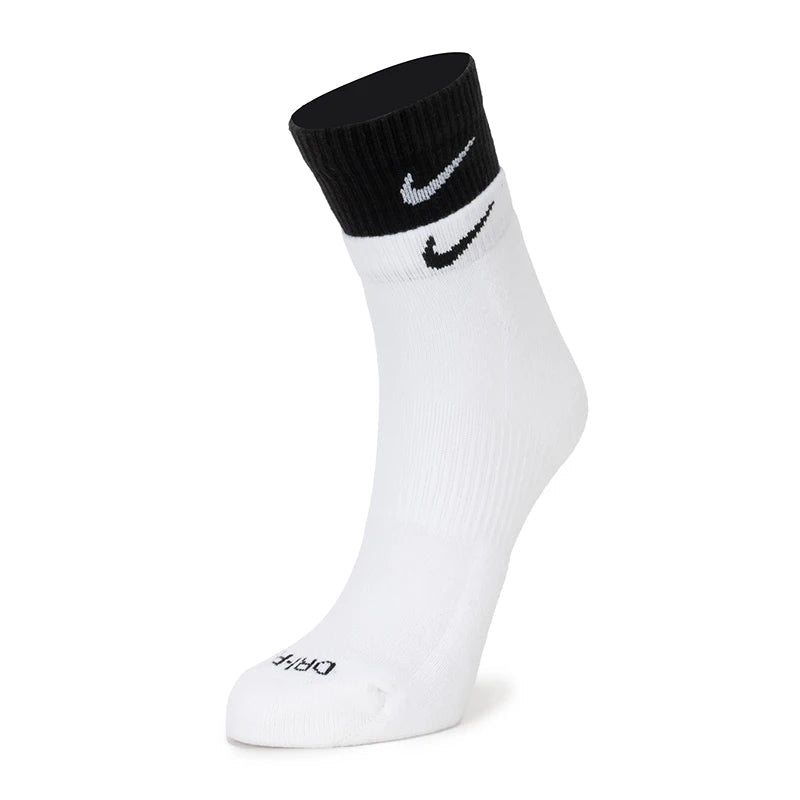 Nike Men's and Women's Socks for Fitness Training, Running, Exercise, Soft, Comfortable, Breathable Casual Socks, Mid-Calf Socks - Kyoukaï