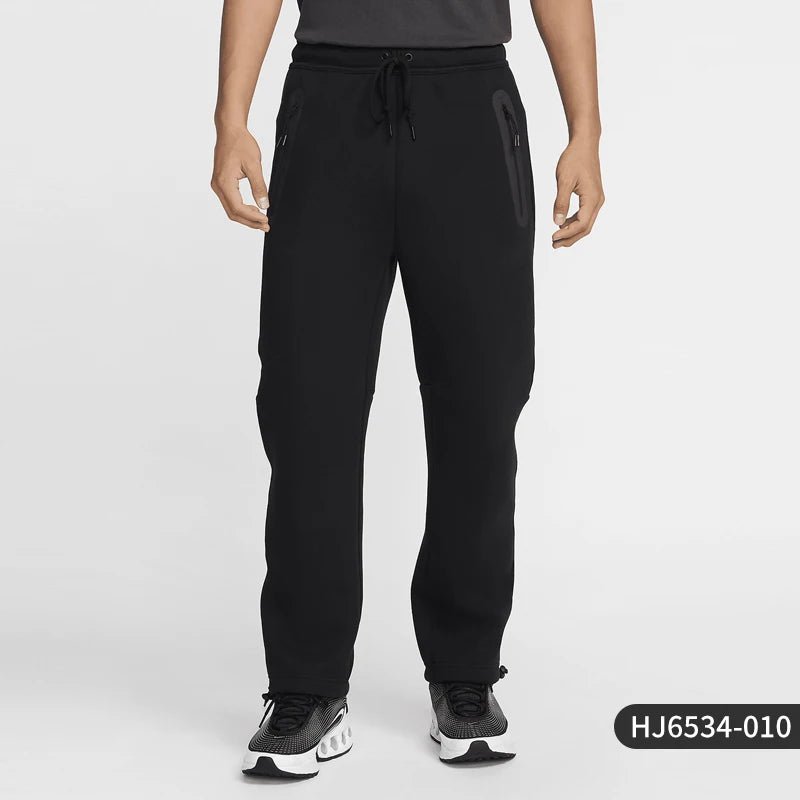 Nike Official Authentic Tech Men's Casual Sports Knit Drawstring Straight-Leg Pants HJ6534-010 - Kyoukaï