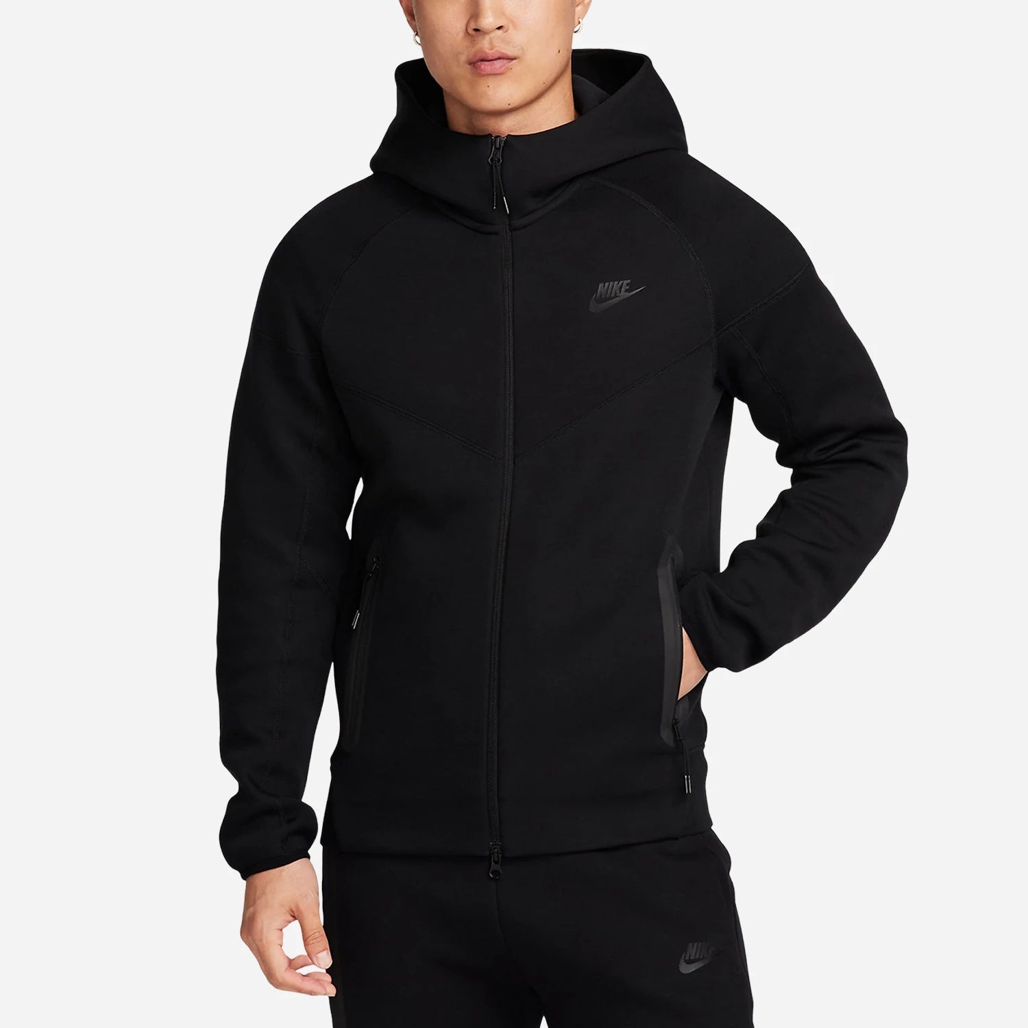 Nike Official Genuine Autumn New Men's Sports Hooded Knit Long Sleeve Jacket FB7922 - Kyoukaï