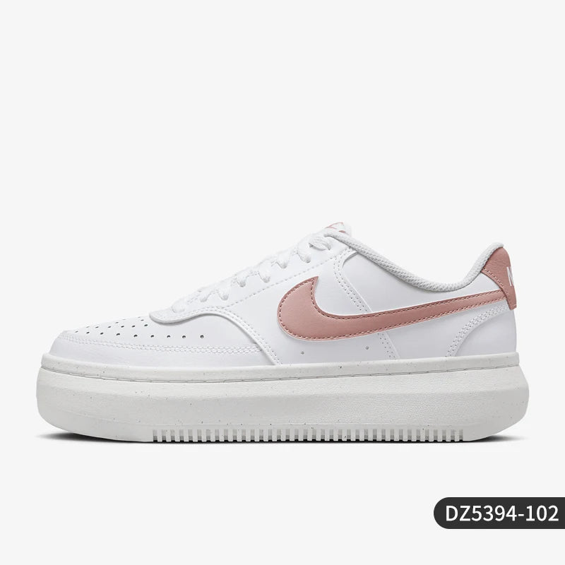 Nike Official Genuine Court Vision Alta Women's Thick-Sole Casual Sneakers DZ5394-102 - Kyoukaï