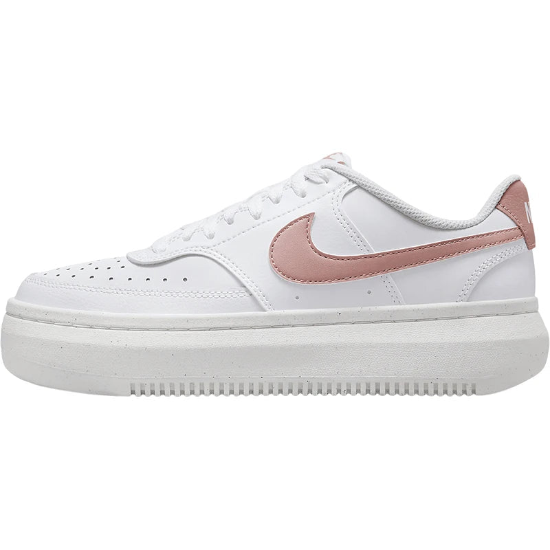Nike Official Genuine Court Vision Alta Women's Thick-Sole Casual Sneakers DZ5394-102 - Kyoukaï