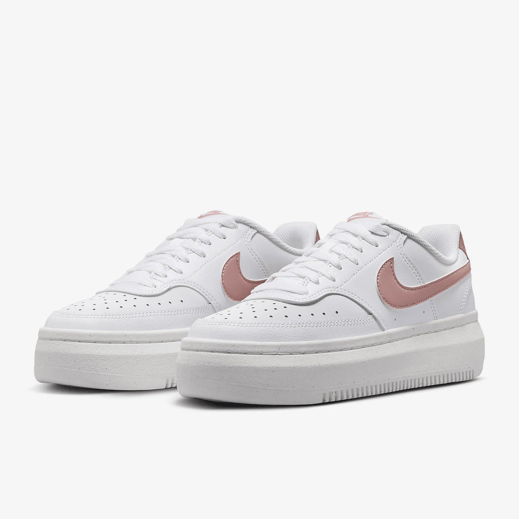 Nike Official Genuine Court Vision Alta Women's Thick-Sole Casual Sneakers DZ5394-102 - Kyoukaï