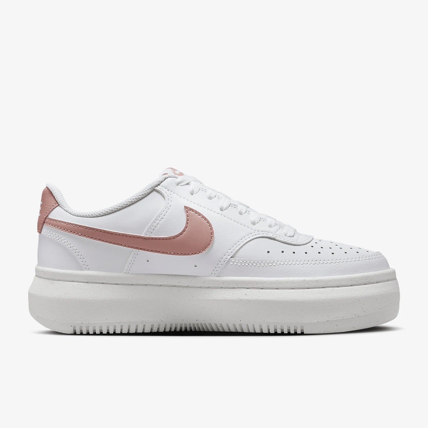 Nike Official Genuine Court Vision Alta Women's Thick-Sole Casual Sneakers DZ5394-102 - Kyoukaï