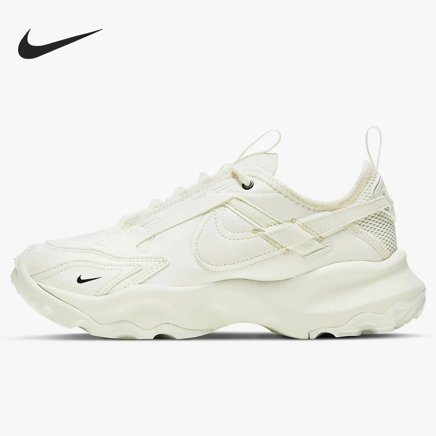 Nike Official Genuine TC Women's Height-Increasing Comfortable Breathable Running Shoes DD9682-100 - Kyoukaï