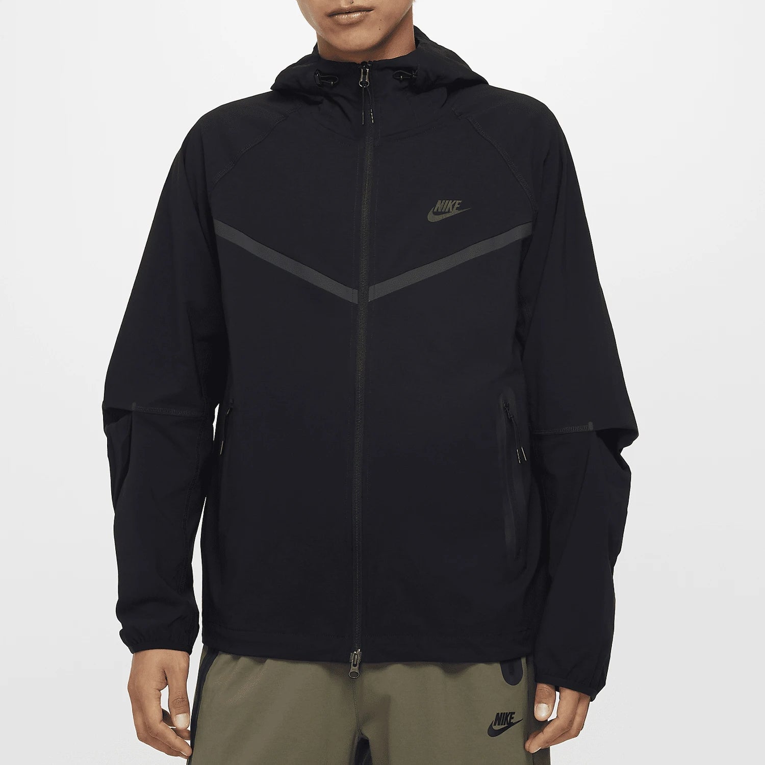 Nike Official Genuine Tech Windrunner Men's Woven Zipper Jacket HM7152-010 - Kyoukaï