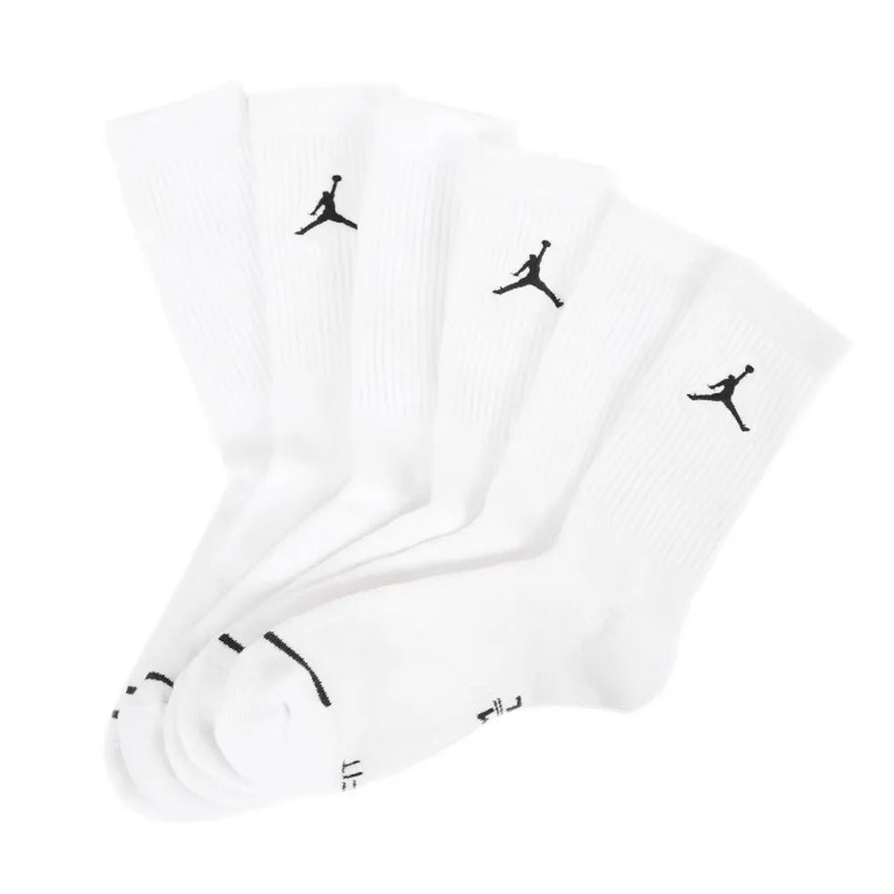 Nike Socks: 3-Pack of Men's and Women's Sports Socks / Basketball Socks / Durable, Moisture-Wicking Cotton Socks SX5545-100 - Kyoukaï