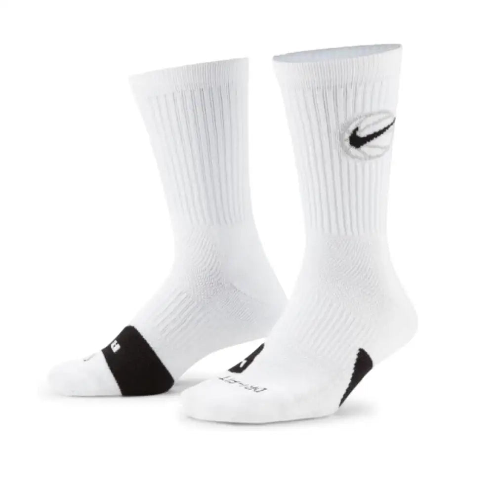 Nike Socks: 3-Pack of Men's and Women's Sports Socks / Basketball Socks / Durable, Moisture-Wicking Cotton Socks SX5545-100 - Kyoukaï