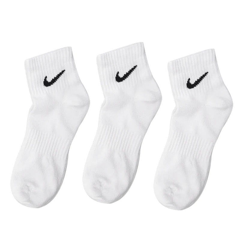 Nike Socks, Men's Socks, Women's Socks, Breathable and Comfortable Basketball Socks, Casual Socks (3 Pairs) - Kyoukaï