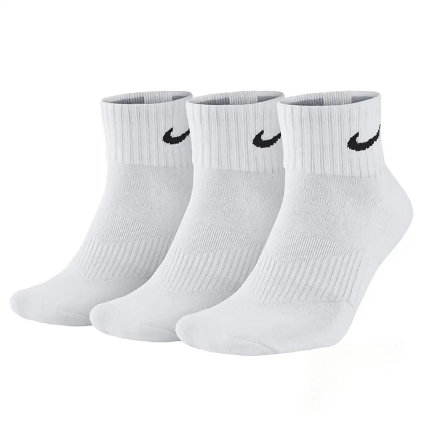 Nike Socks Nike Basketball Thickened Socks Sports Long Socks with Dri-FIT Technology for Breathability 3-Pack SX7667-100 - Kyoukaï