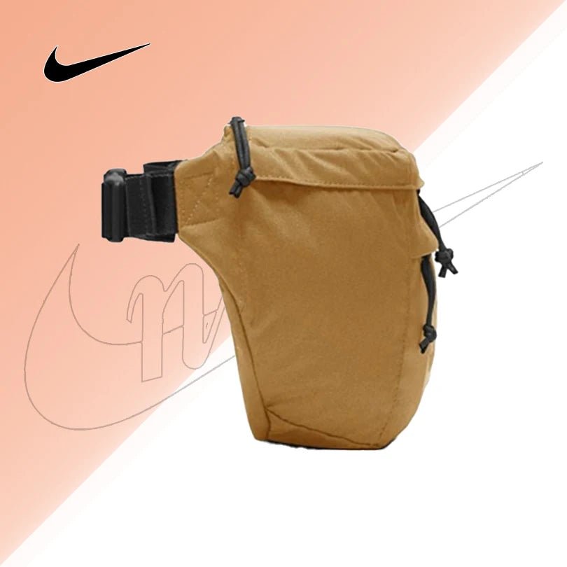 Nike Tech Hip Pack Unisex Crossbody Shoulder Bag Large Capacity Sports Waist Pack Wheat BA5751-790 - Kyoukaï