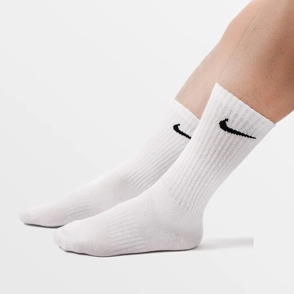 Nike Unisex Breathable Comfort Couple Socks 3-Pair Pack Basketball Sports Socks 3-Pair Pack SX7676-100 - Kyoukaï