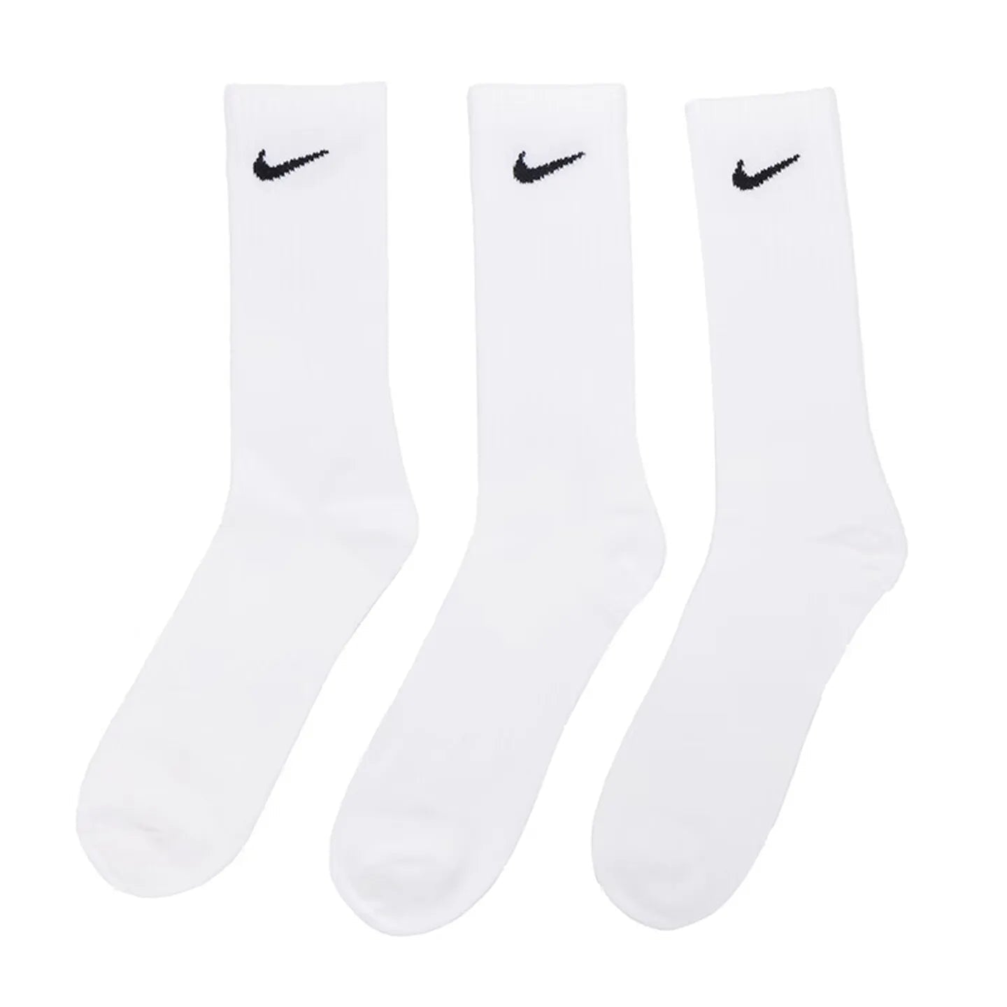Nike Unisex Breathable Comfort Couple Socks 3-Pair Pack Basketball Sports Socks 3-Pair Pack SX7676-100 - Kyoukaï