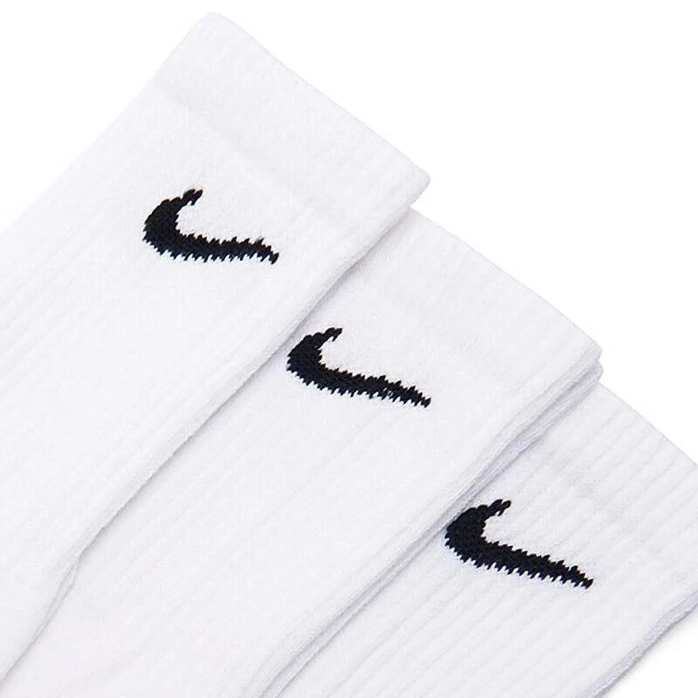 Nike Unisex Breathable Comfort Couple Socks 3-Pair Pack Basketball Sports Socks 3-Pair Pack SX7676-100 - Kyoukaï