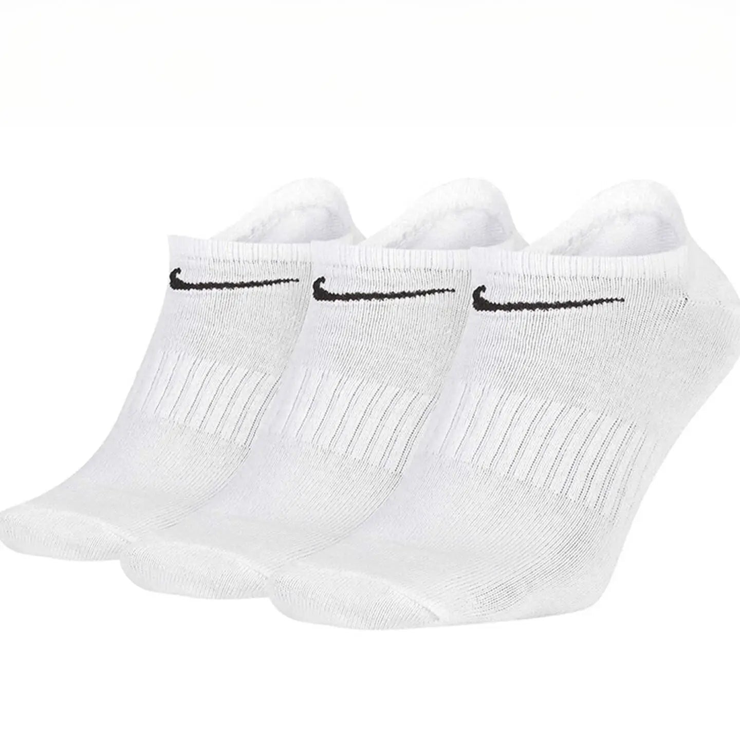 Nike Unisex Breathable Comfort Couple Socks 3-Pair Pack Basketball Sports Socks 3-Pair Pack SX7676-100 - Kyoukaï