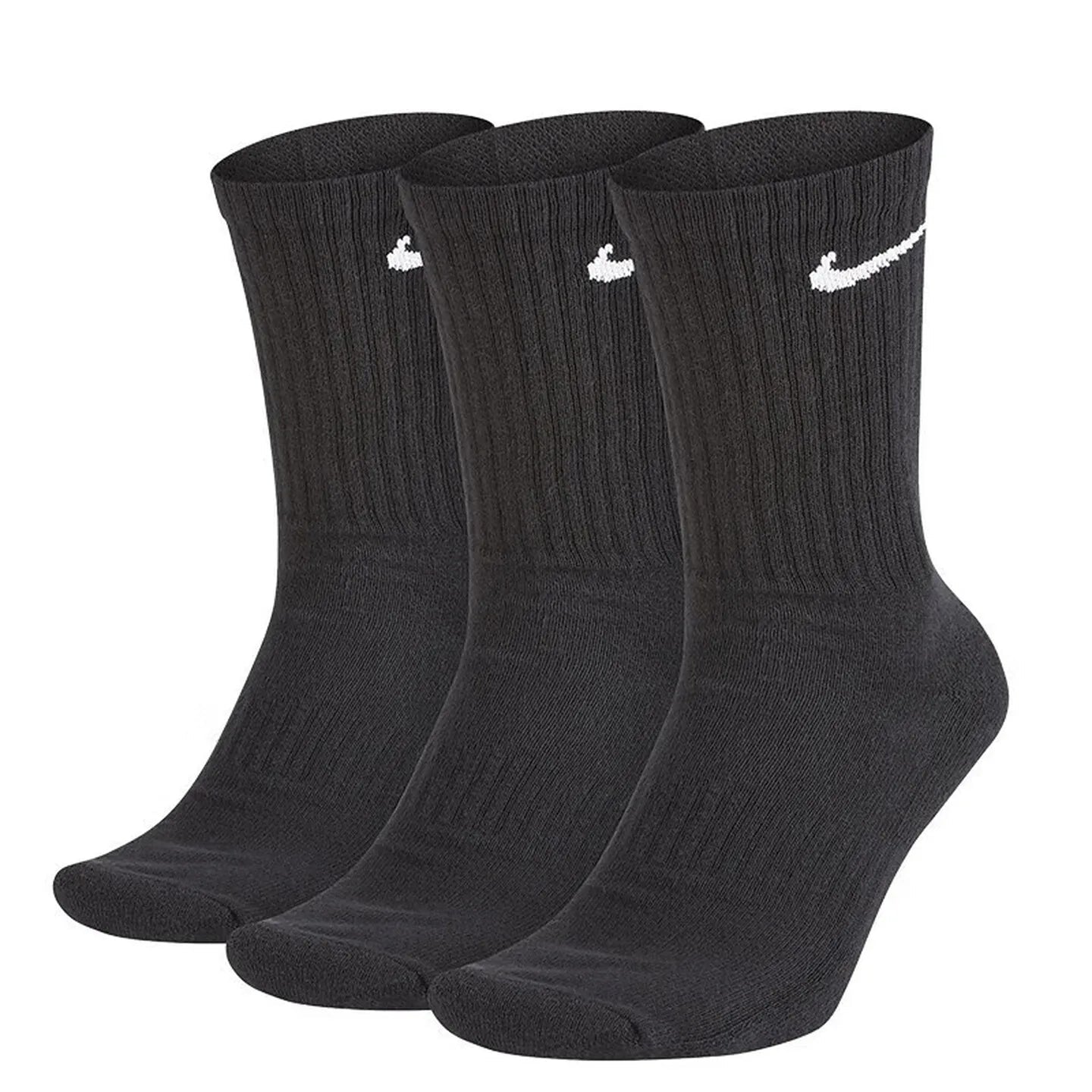 Nike Unisex Breathable Comfort Couple Socks 3-Pair Pack Basketball Sports Socks 3-Pair Pack SX7676-100 - Kyoukaï